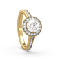 Faye Orb Solitaire Diamond Ring