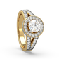 Esperanza Halo Solitaire Diamond Ring