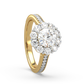 Kimber Flower Solitaire Diamond Ring