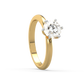 Izbel Solitaire Diamond Ring