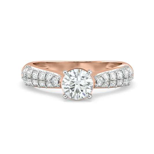 Diamond Ring for her in Rose Gold DRG22531