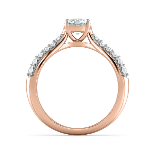 Diamond Ring for her in Rose Gold DRG22531