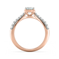 Diamond Ring for her in Rose Gold DRG22531