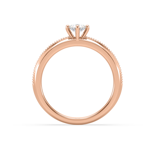 Diamond Ring for her in Rose Gold DRG22533