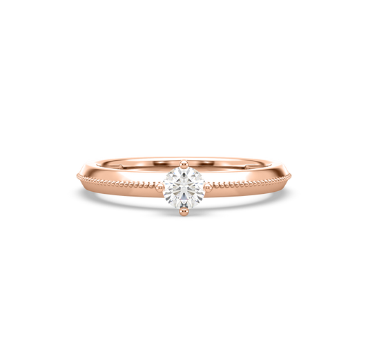 Diamond Ring for her in Rose Gold DRG22536