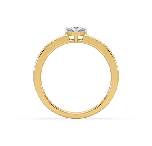 Diamond Ring for her in Yellow Gold DRG22541