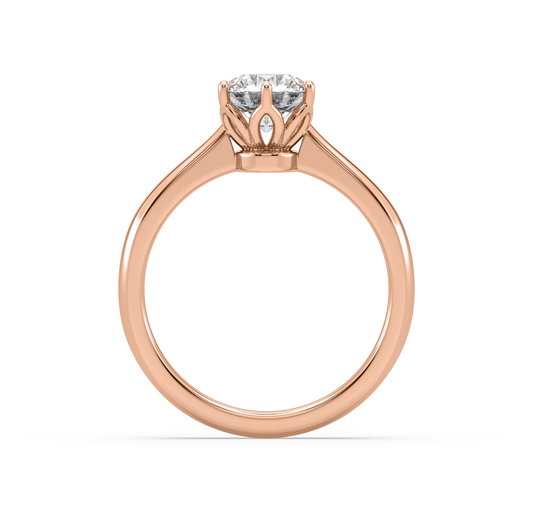 Diamond Ring for her in Rose Gold DRG22546