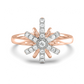 Diamond Ring for her in Rose Gold DRG22550