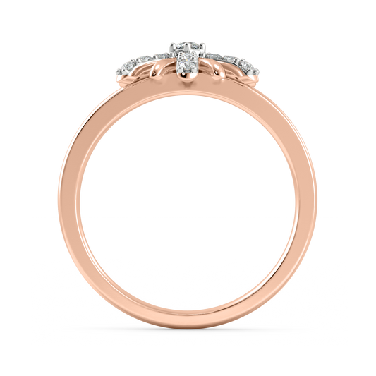 Diamond Ring for her in Rose Gold DRG22550