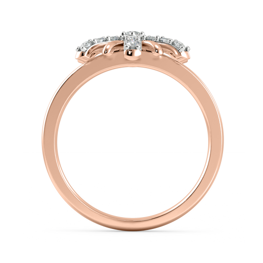 Diamond Ring for her in Rose Gold DRG22551