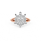 Diamond Ring for her in Rose & White Gold DRG22552