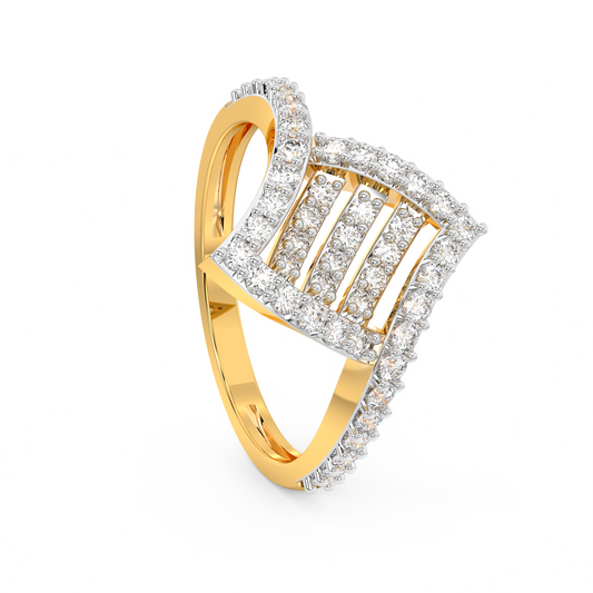 Diamond Ring for her in Yellow Gold DRG22556