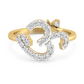 Diamond Ring for her in Yellow Gold DRG22557