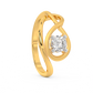 Diamond Ring for her in Yellow Gold DRG22559