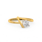 Diamond Ring for her in Yellow Gold DRG22560