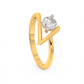 Diamond Ring for her in Yellow Gold DRG22560
