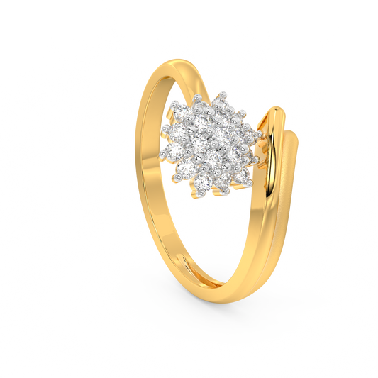 Diamond Ring for her in Yellow Gold DRG22561