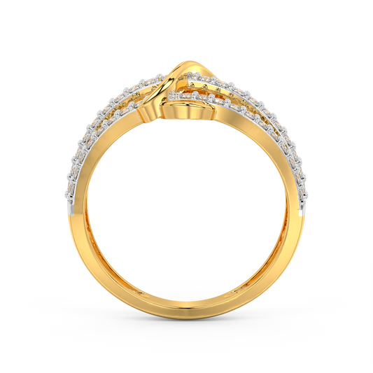 Diamond Ring for her in Yellow Gold DRG22562