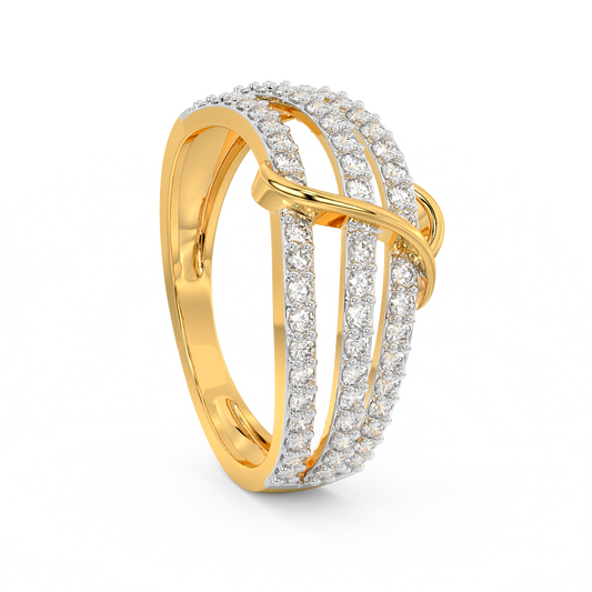 Diamond Ring for her in Yellow Gold DRG22562