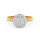 Diamond Ring for her in Yellow Gold DRG22563
