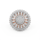 Diamond Ring for her in Rose Gold DRG22564