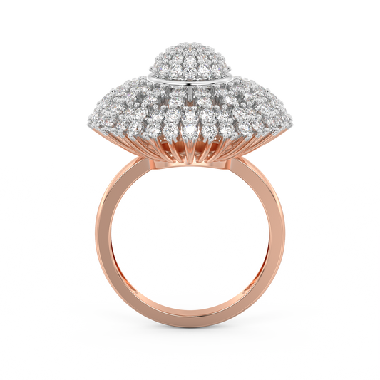 Diamond Ring for her in Rose Gold DRG22564