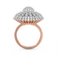 Diamond Ring for her in Rose Gold DRG22564