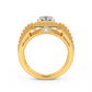 Diamond Ring for her in Yellow & White Gold DRG22570
