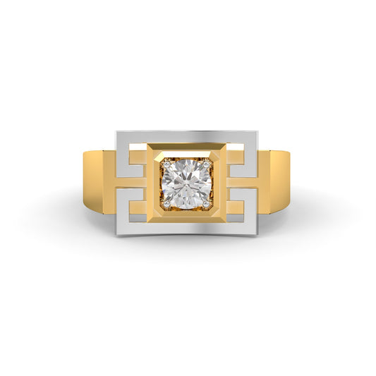 Diamond Ring for her in Yellow & White Gold DRG22583