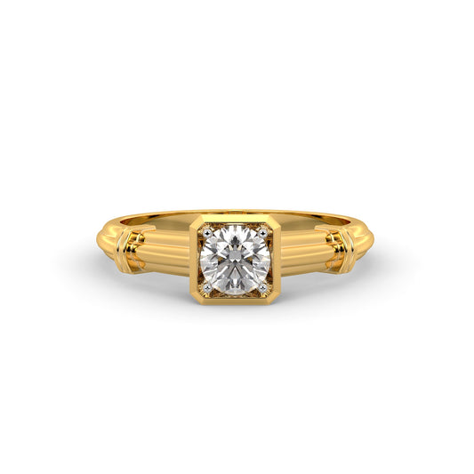 Diamond Ring for her in Yellow Gold DRG22602