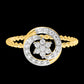 Diamond Ring for her in Yellow Gold DRG22607