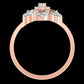 Diamond Ring for her in Rose Gold DRG22608