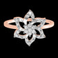 Diamond Ring for her in Rose Gold DRG22608