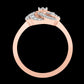 Diamond Ring for her in Rose Gold DRG22610