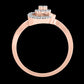 Diamond Ring for her in Rose Gold DRG22611