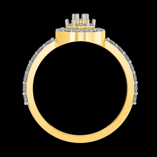 Diamond Ring for her in Yellow Gold DRG22613