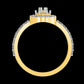 Diamond Ring for her in Yellow Gold DRG22613