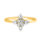 Diamond Ring for her in Yellow Gold DRG22616