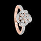 Diamond Ring for her in Rose Gold DRG22621