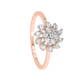 Diamond Ring for her in Rose Gold DRG22624