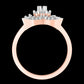 Diamond Ring for her in Rose Gold DRG22628
