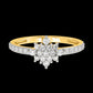 Diamond Ring for her in Yellow Gold DRG22631