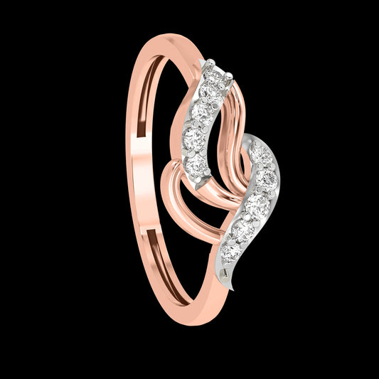 Diamond Ring for her in Rose Gold DRG22635