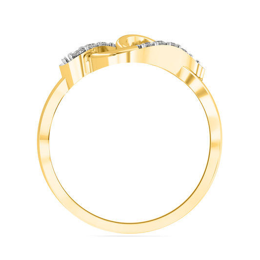 Diamond Ring for her in Yellow Gold DRG22636