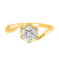 Diamond Ring for her in Yellow Gold DRG22638