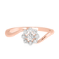 Diamond Ring for her in Rose Gold DRG22639