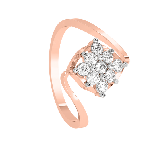 Diamond Ring for her in Rose Gold DRG22640