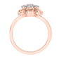 Diamond Ring for her in Rose Gold DRG22644