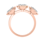 Diamond Ring for her in White & Rose Gold DRG22645