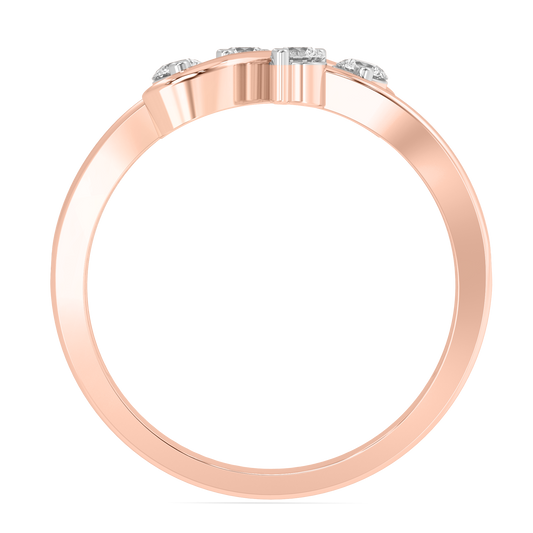 Diamond Ring for her in Rose Gold DRG22647